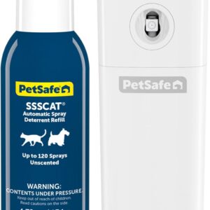 PetSafe SSSCAT Motion Activated Automatic Spray Pet Deterrent for Cats and Dogs